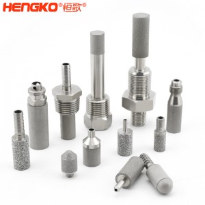 過濾精度不匹配工藝需求?0.1-120um 定制不銹鋼曝氣頭濾芯，精準適配！