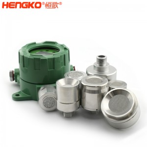 恒歌定制孔徑0.2-120μm不銹鋼氣體傳感器防爆外殼，耐腐蝕防水金屬過濾器