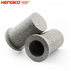 定制0.2-90um粉末燒結不銹鋼濾筒結構穩定抗沖擊，用于化工食品水處理