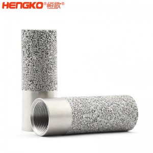 廠商批量燒結(jié)不銹鋼露點傳感器外殼_不銹鋼平頭溫濕度變送器探頭保護罩