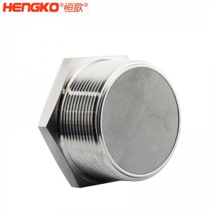 恒歌不銹鋼絲網(wǎng)濾芯燒結(jié)網(wǎng)消聲器消音器耐熱排氣均勻，應(yīng)用于排風管消音